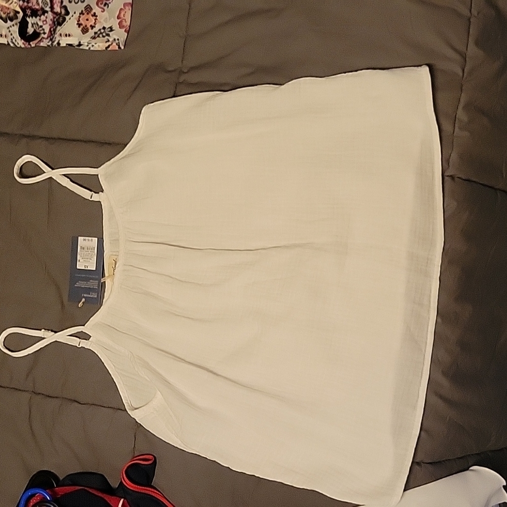 White tank top